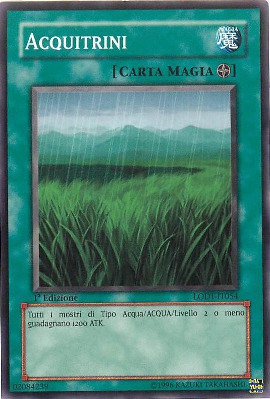 Carta YUGIOH-Acquitrini-LODT-IT054-ITA-LP-Common 1.Ed