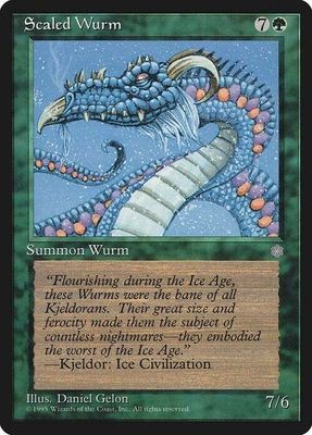 Carta MTG-Wurm Squamato-Era Glaciale-EN-Good-Common