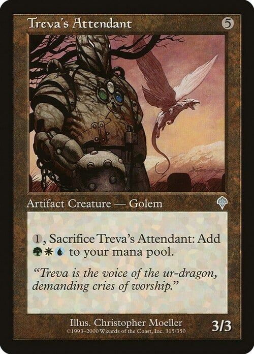 Carta MTG-Servitore di Treva-Invasione-N.046-ITA-LP-