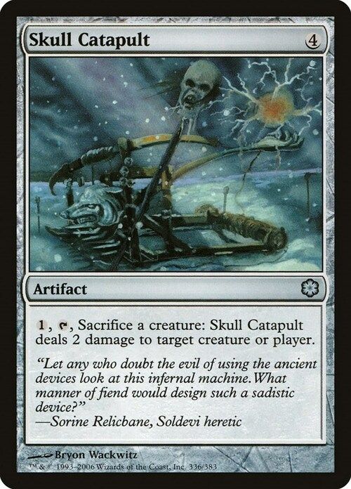 Carta MTG-Catapulta di Teschi-Coldsnap Theme Decks-N.235-ITA-Good-