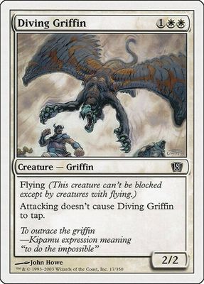 Carta MTG-Grifone in Picchiata-Ottava Edizione-N.051-ITA-Good-