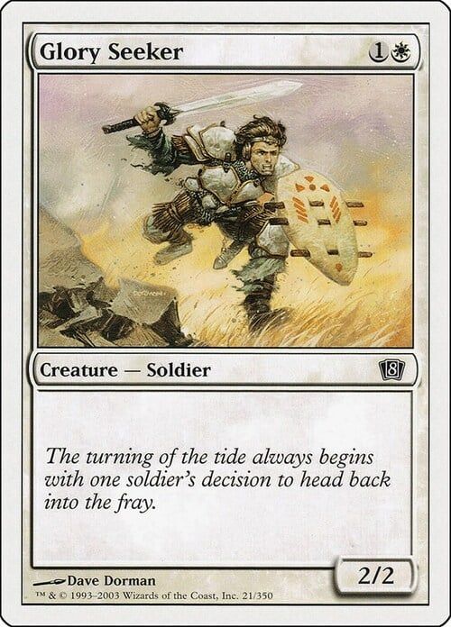 Carta MTG-Ruhmsucher-Ottava Edizione-N.021-DE-EX-