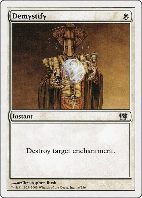 Carta MTG-Demistificare-Ottava Edizione-N.021-ITA-EX-