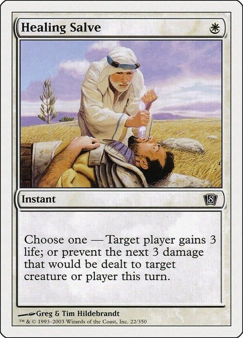 Carta MTG-Balsamo Curaferite-Ottava Edizione-N.048-ITA-Good-