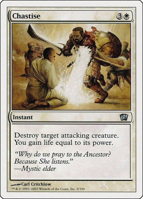 Carta MTG-Castigare-Ottava Edizione-N.028-ITA-Good-