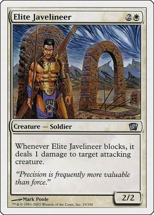 Carta MTG-Giavellottiere Scelto-Ottava Edizione-N.019-ITA-Good-