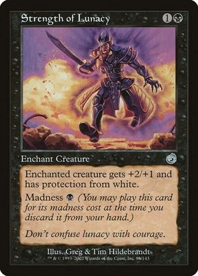 Carta MTG-Strength of Lunacy-Tormento-N.060-EN-EX-