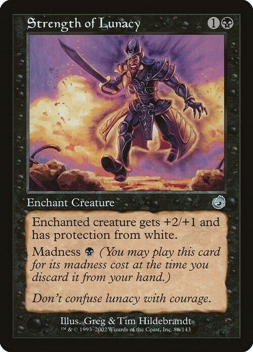 Carta MTG-Strength of Lunacy-Tormento-N.060-EN-EX-