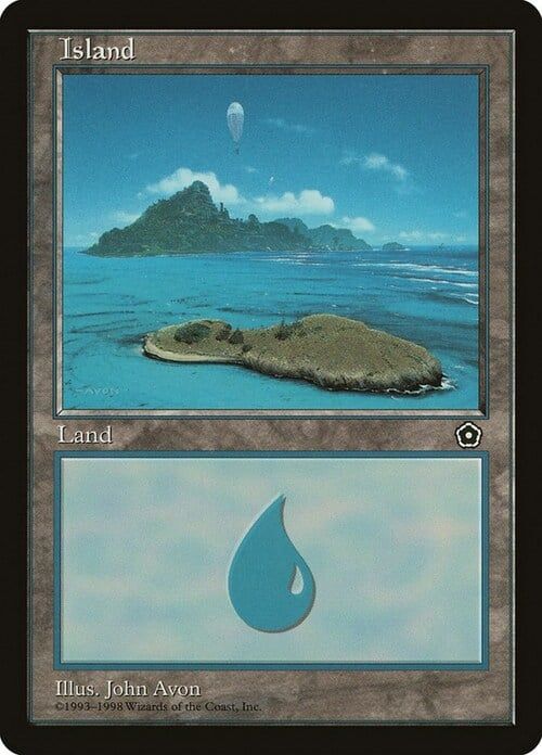 Carta MTG-Isola (V.2)-Portal Seconda Era-N.154-ITA-EX-