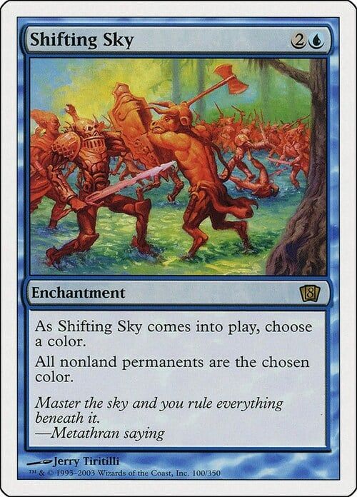 Carta MTG-Cielo Cangiante-Ottava Edizione-N.062-ITA-NM-