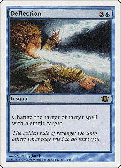 Carta MTG-Deflettere-Ottava Edizione-N.074-ITA-EX-