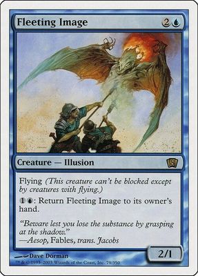 Carta MTG-Fleeting Image-Ottava Edizione-N.079-EN-EX-