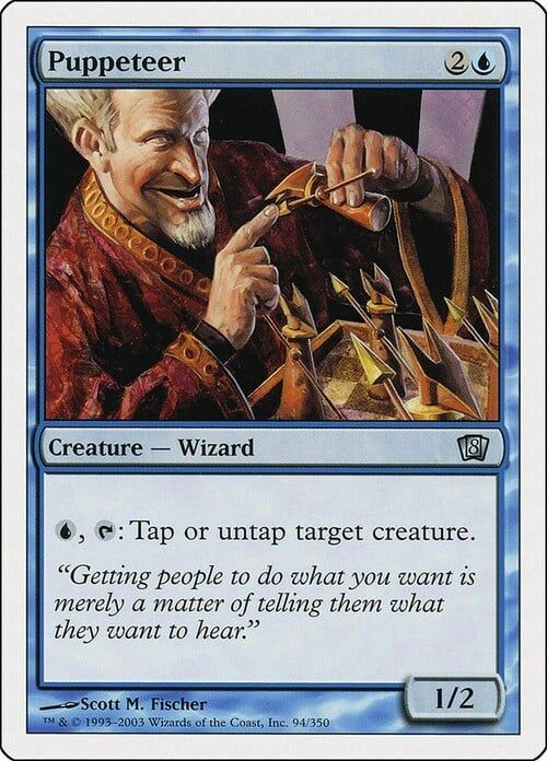 Carta MTG-Puppeteer -Ottava Edizione-N.094-EN-EX-