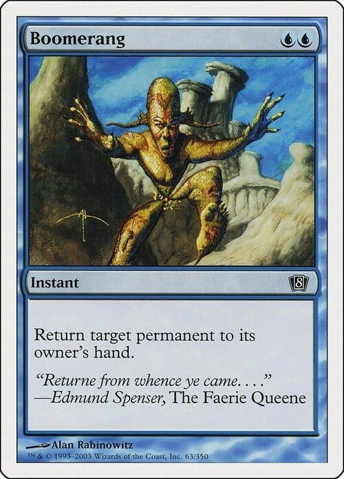 Carta MTG-Boomerang-Ottava Edizione-N.070-EN-LP-