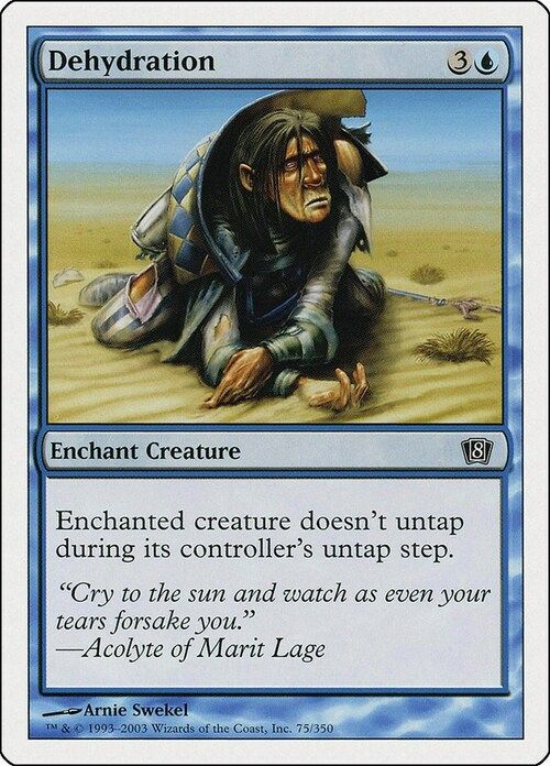 Carta MTG-Disidratazione-Ottava Edizione-N.075-ITA-EX-