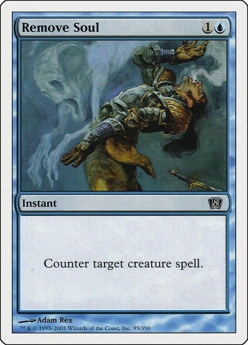 Carta MTG-Estirpare l'Anima-Ottava Edizione-N.114-ITA-EX-