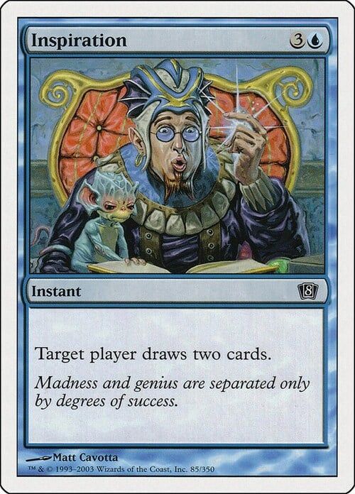 Carta MTG-Ispirazione-Ottava Edizione-N.085-ITA-Good-