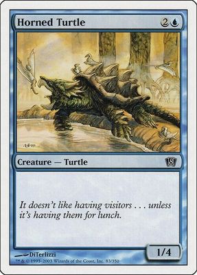 Carta MTG-Tartaruga Cornuta-Ottava Edizione-N.061-ITA-EX-