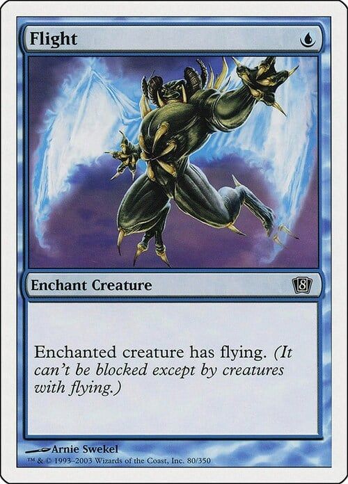 Carta MTG-Volare-Ottava Edizione-N.080-ITA-Good-