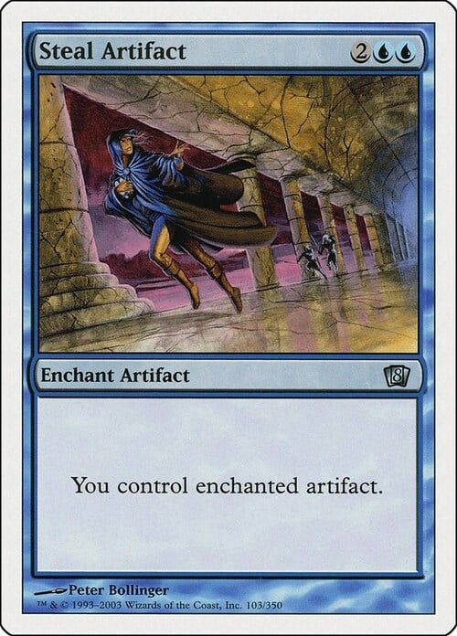 Carta MTG-Rubare Artefatto-Ottava Edizione-N.080-ITA-LP-