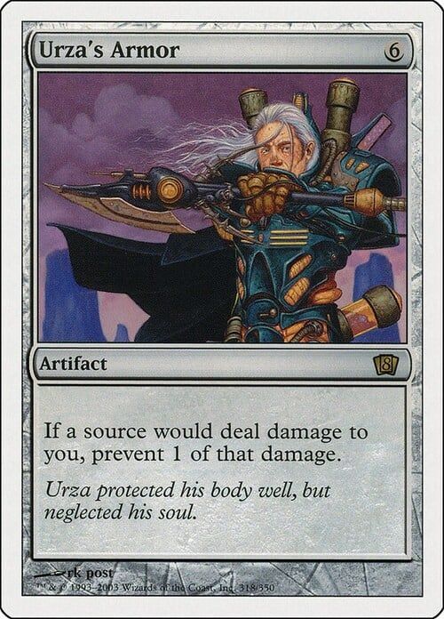 Carta MTG-Armatura di Urza-Ottava Edizione-N.291-ITA-Good-