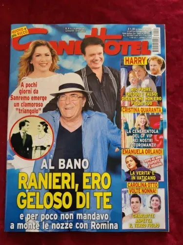 GrandHotel 2023 N.4 Lady Diana Al Bano Luisa Ranieri Gianluca Vialli Totti