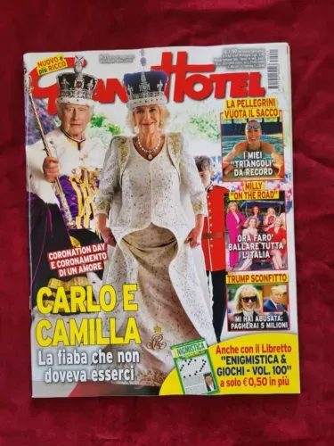 GrandHotel 2023 N.21 Carlo III d’Inghilterra Camilla Parker Bowles Neva Leoni