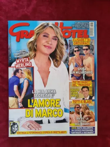 GrandHotel 2023 N.34 Myrta Merlino Orietta Berti Pietro Masotti Totti Blasi