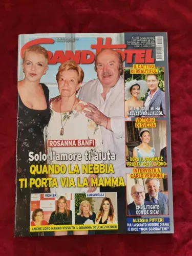 GrandHotel 2023 N.40 Rosanna Banfi,Sean Kanan,Carlo Verdone,Victoria di Svezia