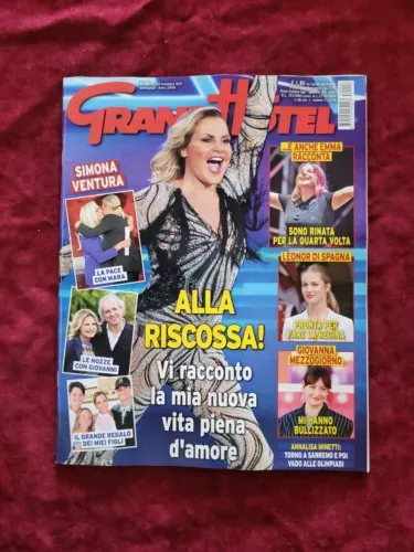 GrandHotel 2023 N.46  Simona Ventura Emma Marrone Giovanna Mezzogiorno M.Perry