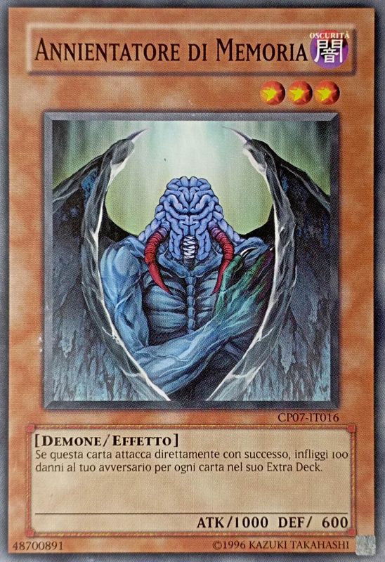 Carta YUGIOH-Annientatore di Memoria-CP07-IT016-ITA-Good-Common
