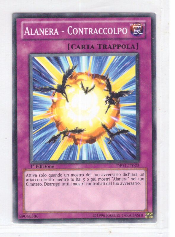 Carta YUGIOH-Alanera - Contraccolpo-DP11-ITA-EX-Common 1.Ed