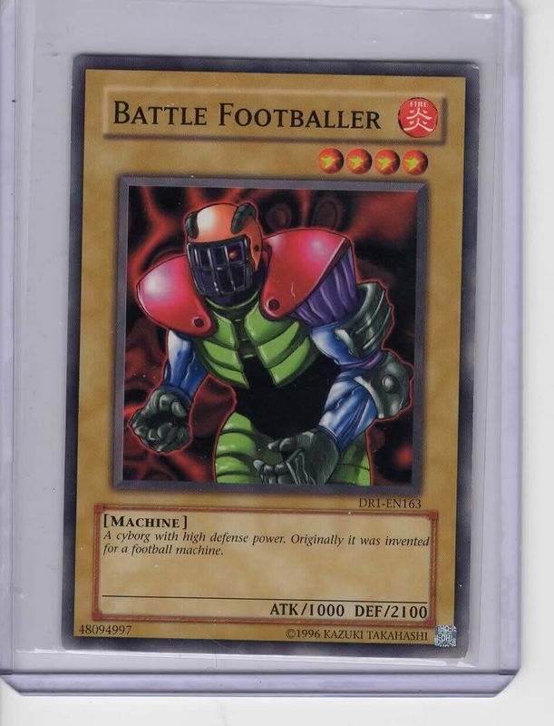 Carta YUGIOH-Battle Footballer-DR1-EN163-EN-Good-Common