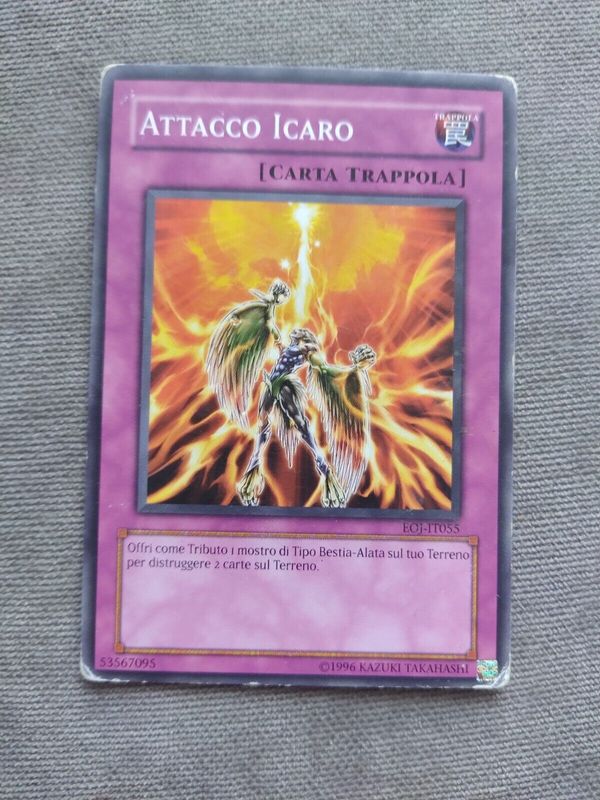 Carta YUGIOH-Attacco Icaro-EOJ-ITA-Good-Common