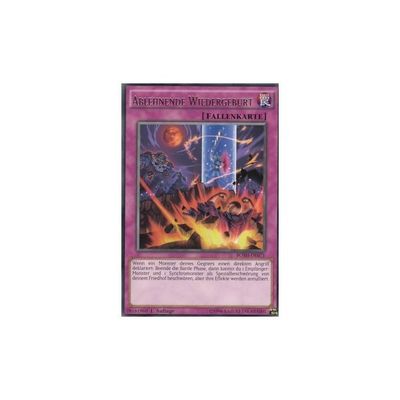Carta YUGIOH-Ablehnende Wiedergeburt-BOSH-DE071-DE-EX-Rare 1.Ed
