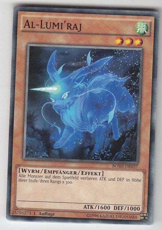 Carta YUGIOH-Al-Lumi'raj-BOSH-DE037-DE-EX-Common 1.Ed