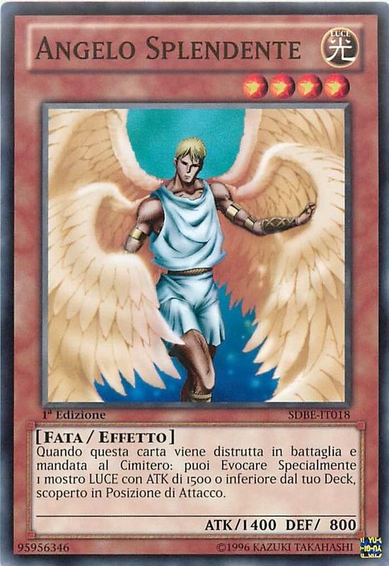 Carta YUGIOH-Angelo Splendente-SDBE-IT018-ITA-EX-Common