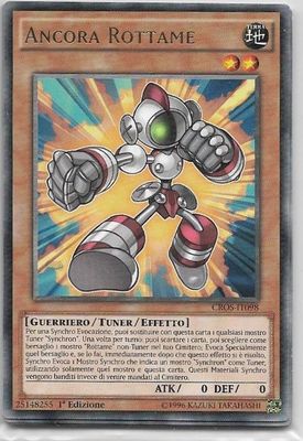 Carta YUGIOH-Ancora Rottame-CROS-IT098-ITA-Good-Rare 1.Ed