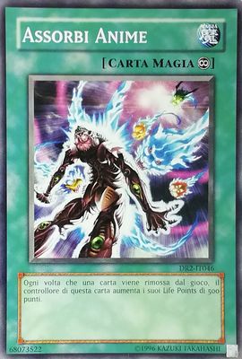 Carta YUGIOH-Assorbi Anime-DR2-IT046-ITA-LP-Common Carta YUGIOH-Assorbi Anime-DR2-IT046-ITA-LP-Common