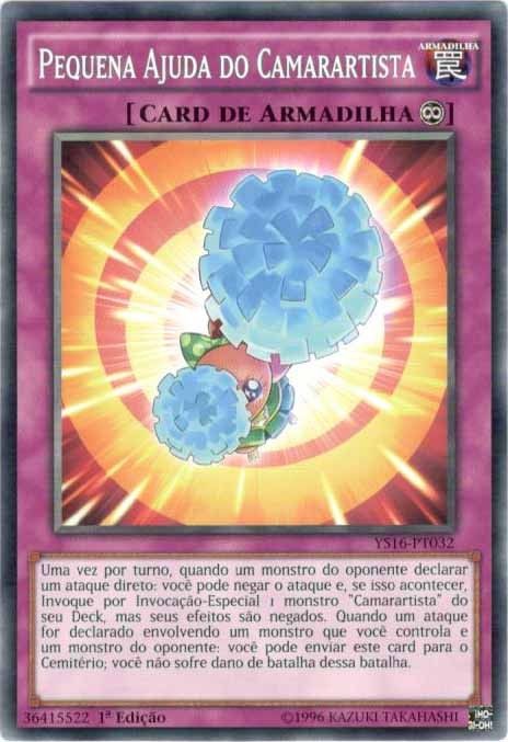Carta YUGIOH-Artistamigo Pellizco de Ayuda-YS16-SP032-SP-NM-Common 1.Ed