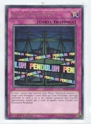 Carta YUGIOH-Area Pendulum-DOCS-IT077-ITA-EX-Rare 1.Ed Carta YUGIOH-Area Pendulum-DOCS-IT077-ITA-EX-Rare 1.Ed