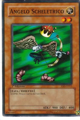 Carta YUGIOH-Angelo Scheletrico-5DS2-IT016-ITA-Poor-Common 1.Ed