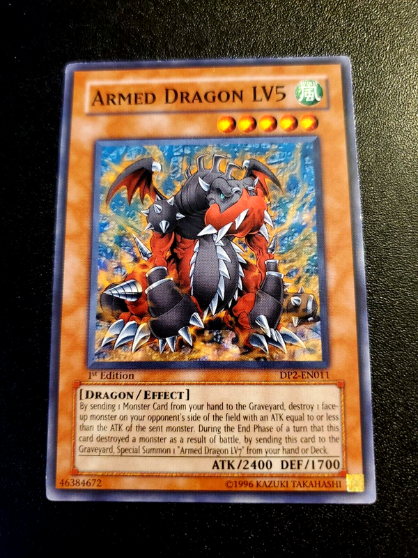 Carta YUGIOH-Armed Dragon LV5-DP2-EN011-EN-LP-Common