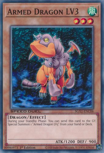 Carta YUGIOH-Armed Dragon LV3-DP2-EN010-EN-Good-Common