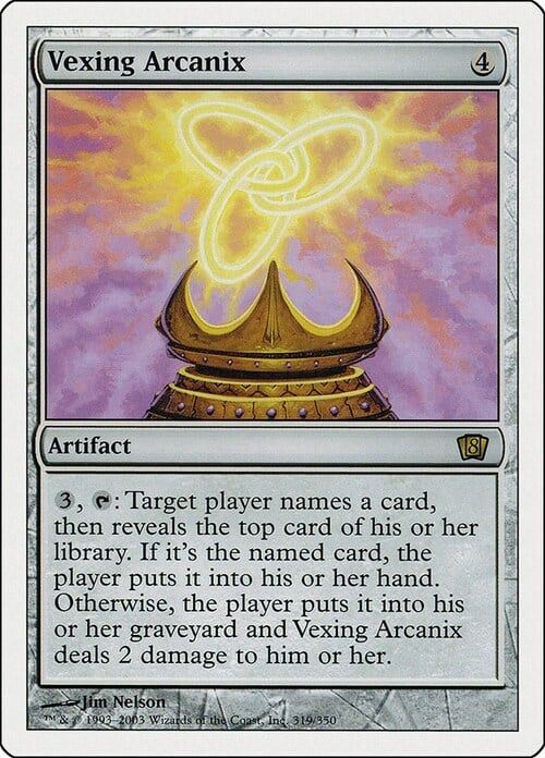 Carta MTG-Reliquia Vessatrice-Ottava Edizione-N.318-ITA-LP-