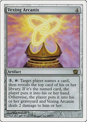 Carta MTG-Reliquia Vessatrice-Ottava Edizione-N.318-ITA-LP-