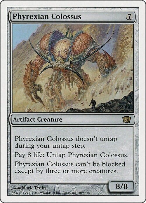 Carta MTG-Colosso di Phyrexia-Ottava Edizione-N.303-ITA-LP-