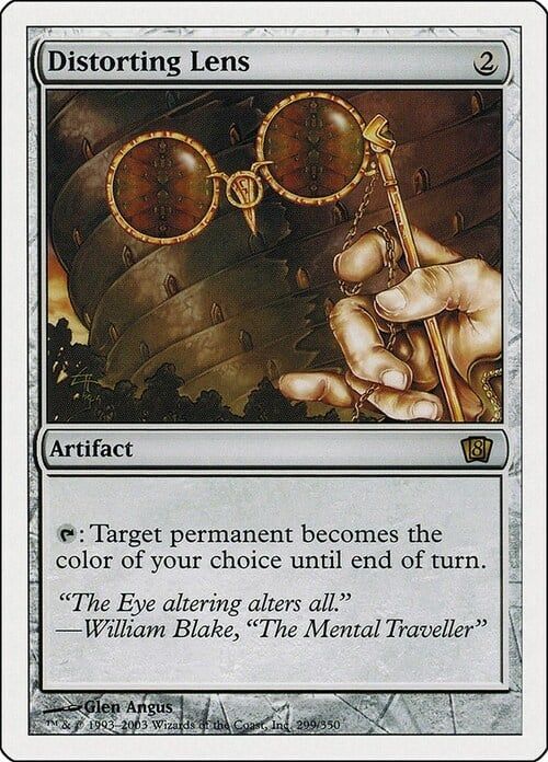 Carta MTG-Lente Distorcente-Ottava Edizione-N.309-ITA-Poor-