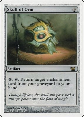 Carta MTG-Teschio di Orm-Ottava Edizione-N.299-ITA-LP-