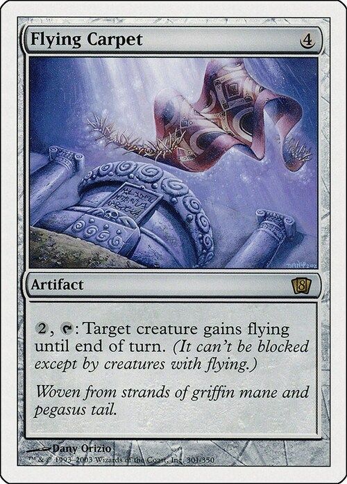 Carta MTG-Tappeto Volante-Ottava Edizione-N.313-ITA-LP-
